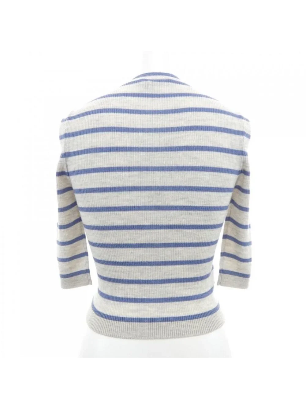 Prada Super Fine Wool Crew Neck Knit Sweater